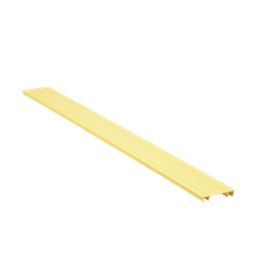 Tapa canaleta Panduit HC2YL6 ranurada tipo H 2 in amarilla