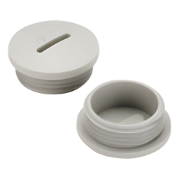 Tapón roscado 1" RAWELT TA-2632 caja cuadrada
