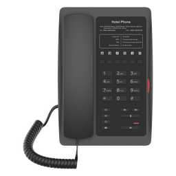 Teléfono IP WiFi hotelero Fanvil H3WB 2 SIP PoE negro