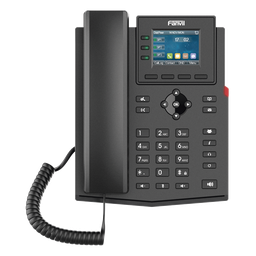 Teléfono IP Fanvil X303P 4 líneas SIP PoE color