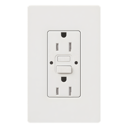 Tomacorriente GFCI Lutron CAR-15-GFST-WH 15A blanco