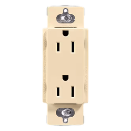 Tomacorriente Lutron CAR15IVS 15A dúplex TR 120V