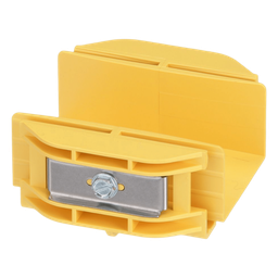 Unión recta cople Panduit FBC2X2LYL canaleta FiberRunner 2x2