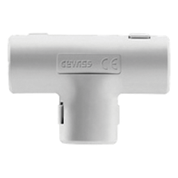 Unión T tubería PVC Gewiss DX-40-216 16 mm