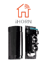 Barrera fotoeléctrica iHORN ABT60 doble haz 60 m exterior