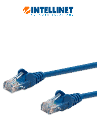 Patch cord Intellinet ITL2840007 Cat6 UTP 1m azul