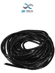 Organizador espiral cable SBE TECH CNESPN12 1/2" 10m