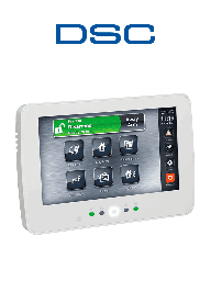 Teclado de alarma DSC HS2TCHPN táctil 7" 128 zonas