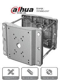 Montaje poste Dahua DH-PFA153-SG PTZ aluminio acero 30kg