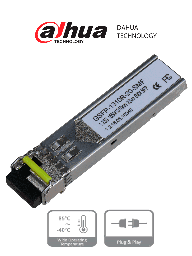Módulo SFP fibra Dahua GSFP1310R20SMF monomodo 20km