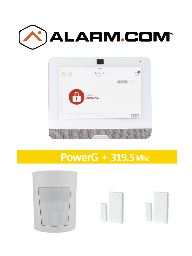 Kit de alarma Qolsys IQ4 PACK panel táctil 7" PowerG