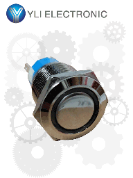 Repuesto botón salida YLI PBK-814BLED acero inoxidable