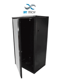 Gabinete de pared SBE TECH SBE-GNLPAR22UR 22UR cristal templado