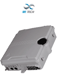 Caja distribución fibra óptica FTTX SBE 2x12 exterior IP65