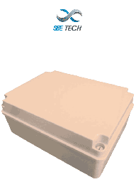 Caja plástica multiusos SBE TECH OP380300120 IP66 38x30cm