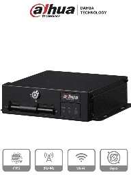 DVR móvil Dahua MXVR1004-GFWI 4+1 canales 1080p GPS 4G