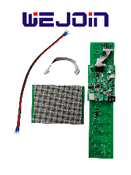 Display LED Wejoin WJBCG20DSP para barrera vehicular 12VCC