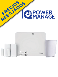 Kit de alarma Qolsys IQ4 NS PowerG con PIR y 2 contactos