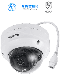 Cámara IP domo Vivotek FD833-HV 5MP IR 30m 256GB