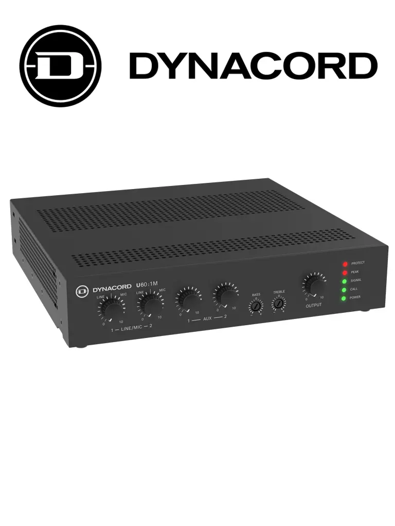 Amplificador mezclador Bosch Dynacord U60:1M 60W 70/100V