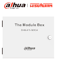 Gabinete módulos Dahua DHI-HY-MX04 4 módulos IP20