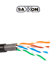 Bobina cable UTP Cat5e SAXXON OUTP5ECCAEXT CCA 305m exterior