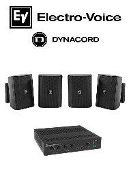 Kit de audio Bosch ElectroVoice U120:1M 120W 4 bocinas EVID-S