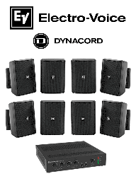 Kit de audio ElectroVoice M_KITU2404EVIDS 240W 8 bocinas