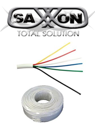 Cable de alarma SAXXON OWAC6100J 6 hilos 22 AWG 100 m