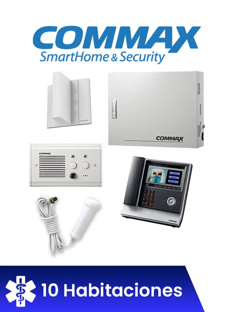 Sistema de llamado de enfermería Commax cmx2250009 10 camas