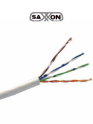 Cable UTP Cat5e SAXXON OUTP5ECOP305BC 305m cobre blanco