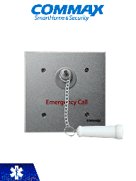 Botón de emergencia enfermería COMMAX ES420 con cadena