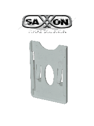 Portatarjetas Saxxon CRE0002 adhesivo 3M para PVC