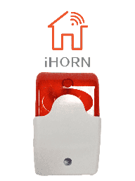 Sirena estrobo iHORN HC103 interior roja 12 V 108 dB