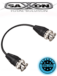 Conector BNC Saxxon TVC PSUWB02 macho a macho 4"