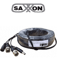 Cable siamés SAXXON WB0120C 20m video y energía 8MP