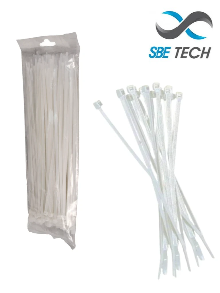 Cincho sujetacable SBE TECH TCE3350118 4.8x450mm blanco