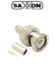 Conectores BNC macho Saxxon PSUBR08 10 piezas