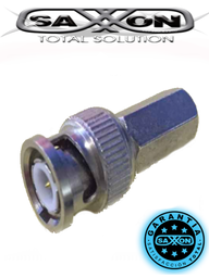 Conectores BNC macho Saxxon PSUBR10RG59 RG59 enroscar 10pz