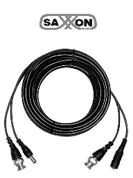 Cable siamés SAXXON WB0110C 10m video y energía 8MP