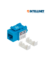 Jack keystone RJ45 Intellinet ITL1610007 CAT 6 azul