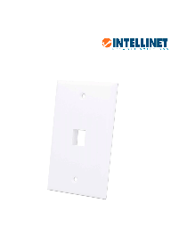 Faceplate Intellinet ITL1630001 1 puerto Keystone blanco