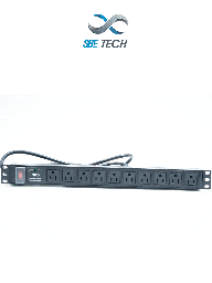 PDU horizontal SBE TECH SBE-TC010SPV 1U 10 contactos