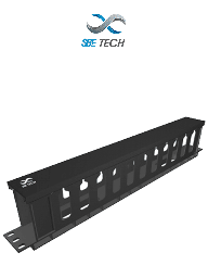 Organizador de cable horizontal SBE TECH SBE-OH1UR 1U 19"
