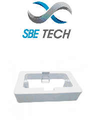 Caja universal de PVC SBE TECH 2X4 reforzada