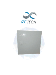 Gabinete metálico SBE TECH SBE-404020 IP65 40x40x20cm