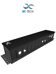 Organizador de cable horizontal SBE TECH SBE-OH2UR 2U