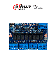 Módulo de expansión Dahua ARM708-RS 8 salidas RS485
