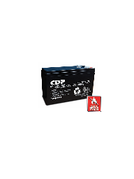 Batería de respaldo CDP SLB12-7 12V 7Ah VRLA