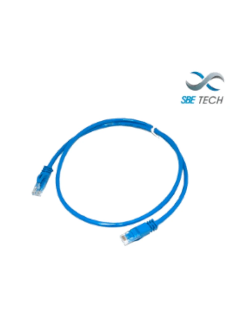 Patch cord Cat 6 SBE TECH SBT2840004 28 AWG 2m azul
